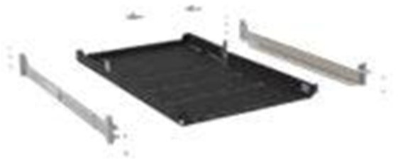 HP Depth Adjustable Fixed Rail Rack Kit 2A8Y5AA
