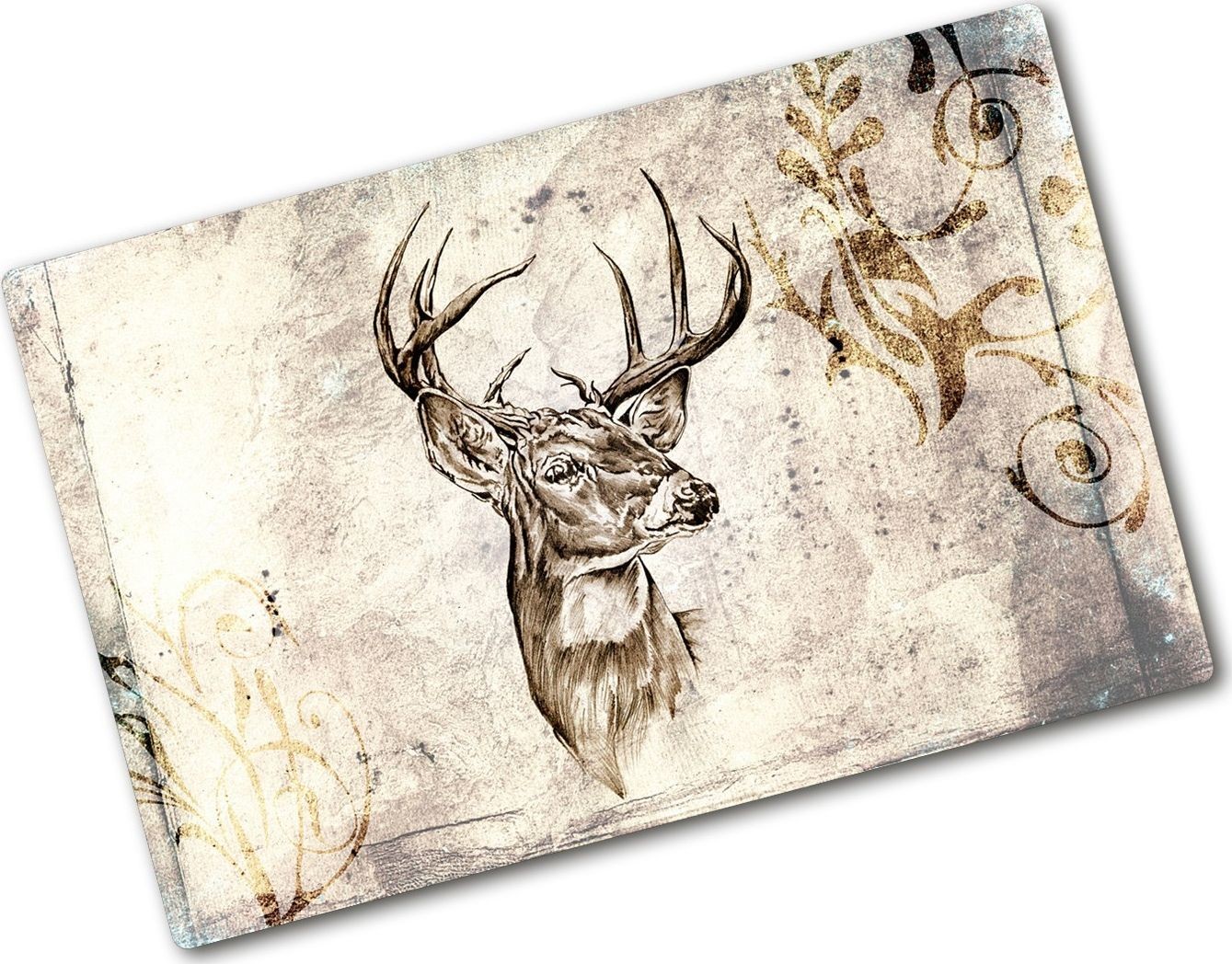 Tulup Deska do krojenia Tulup Deska szklana płyta do kuchni Monstera 80x52-108948322 tw2-ean-ko-80x52-f-63717534