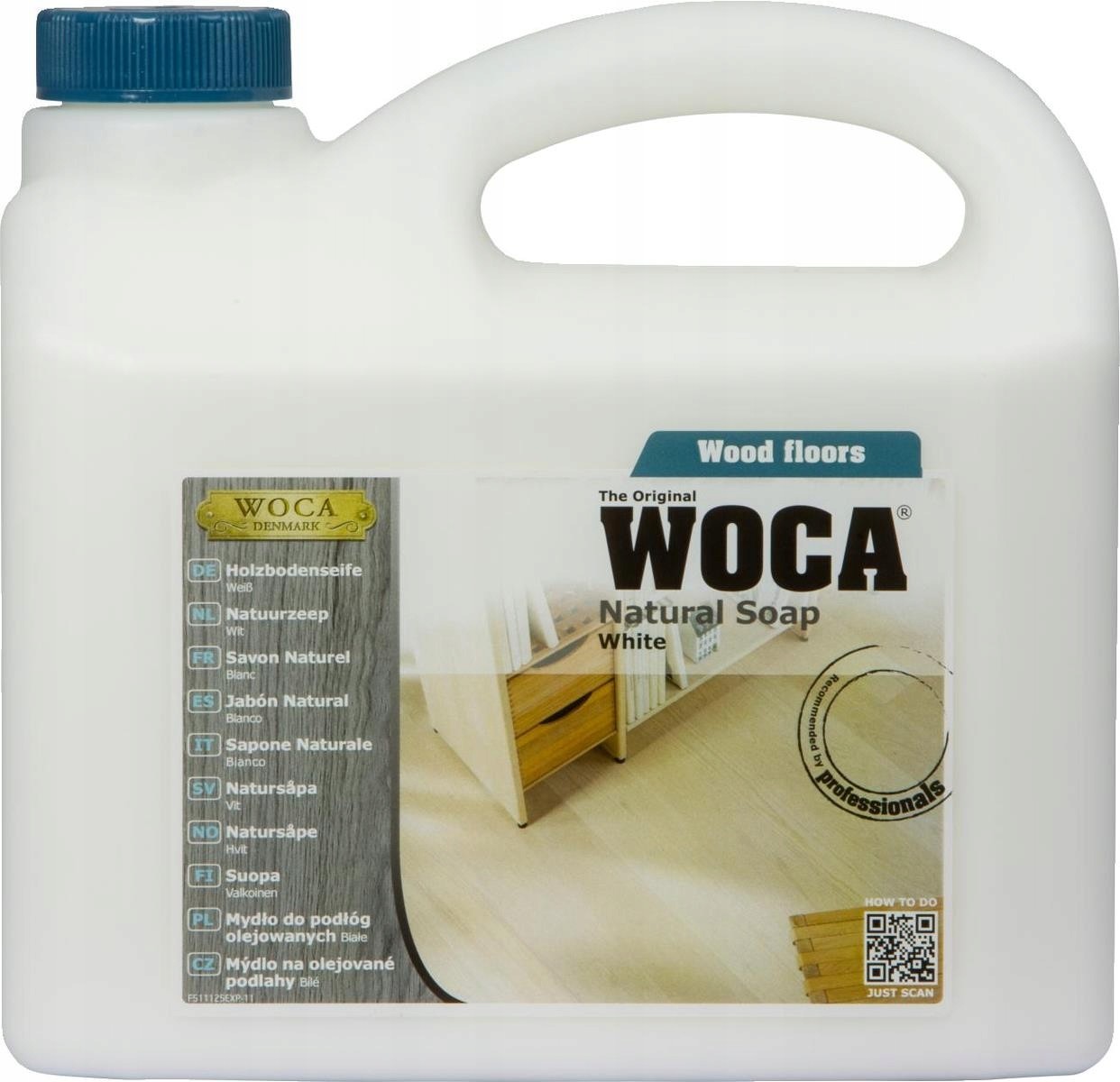 Mydło Woca do podłóg olejowanych Białe 2,5 L