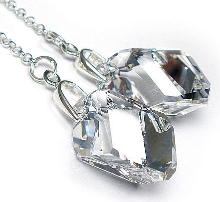 Swarovski Kolczyki Srebro Długie Certyfikat 22C