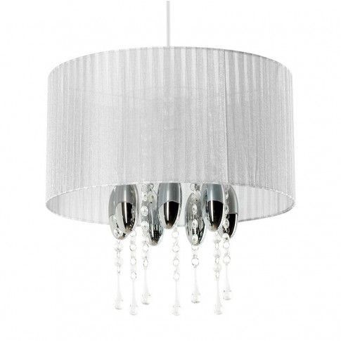 Lampa wisząca glamour E513-Camilo biały