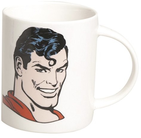 Excelsa Super bohaterów Superman Mug 300 ML, porcelana, biała, 8.9 x 8.9 x 9 cm 49623