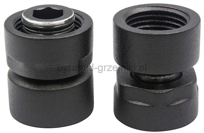 Varioterm Złączka/Adapter M22 x 1,5 x GW - czarny strukturalny M766B003014