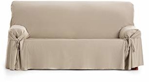 Eysa Somme Protect wodoodporna i oddychająca narzuta na sofę, 100% poliester, beżowy, 180-230 cm