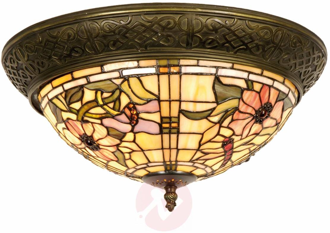 Clayre&Eef MIRA - lampa sufitowa w stylu Tiffany