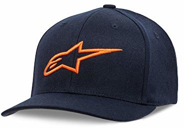 Alpine Stars Ageless Curve Hat Cap, kolor: granatowy/pomarańczowy , rozmiar: Large / X-Large 1017-81010-7032-LXL