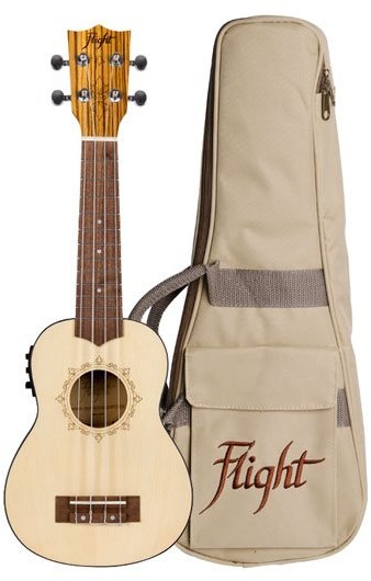 FLIGHT FLIGHT DUS320CEQ SP/ZEB - UKULELE SOPRANOWE