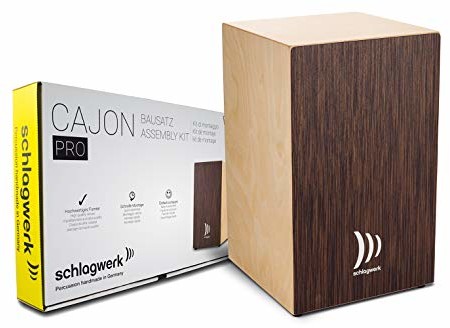 Schlagwerk Cajon CBA3SW skrzynka systemowa Pro Wengé Natural H 49 cm CBA3-SW