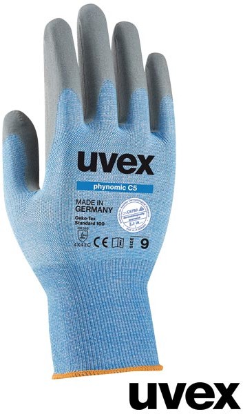 Фото - Засоби захисту UVEX RUVEX-NOMICC5 - Ultralekkie uniwersalne rękawice ochronne, powłoka hydropo 