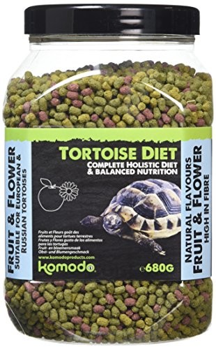Happypet Hartes Komodo kompletny żółwia żywienia owoce i kwiaty, 680 g