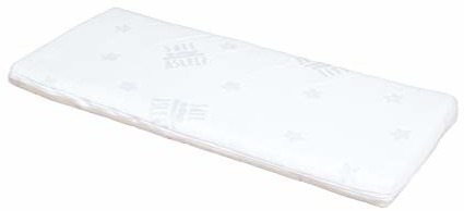 roba Safe asleep firmy  Air Balance Plus materac kołyskowy, 40 x 90 x 5,5 cm, oddychający materiał 3D zapewnia optymalny klimat spania, wielokrotnie rowkowany, z otworami, materac do łóżeczka wiklinowe