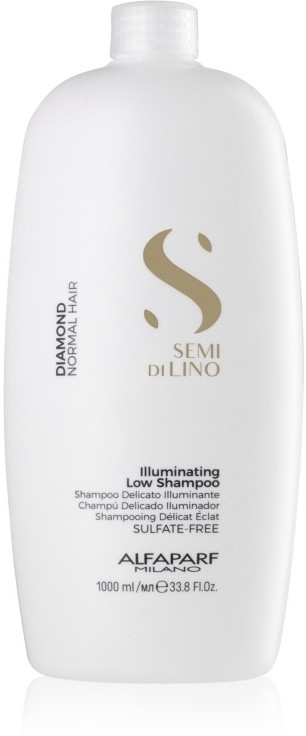 Alfaparf MILANO Milano Semi di Lino Diamond Illuminating szampon rozświetlający do włosów normalnych,1000ML ALF000148