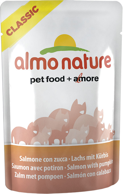 Almo Nature Łosoś z dynią saszetka 24x55g