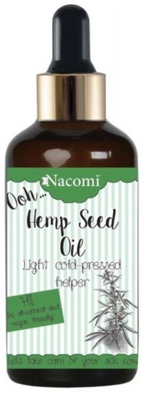 Nacomi Hemp Seed Oil olej konopny z pipetką 50ml