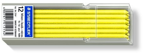 Staedtler 218 Lumocolor non-permanent omnichrom spezialmine, 12 sztuki etui, żółty