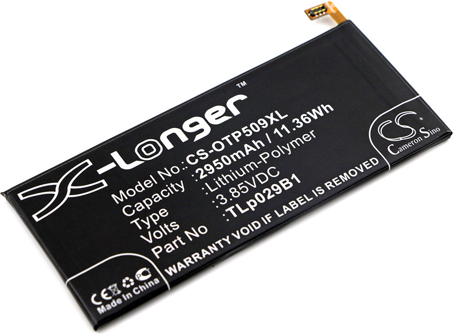 Фото - Акумулятор для мобільного CameronSino Alcatel TIM XL  / TLp030JC 2950mAh 11.36Wh Li-Polymer 3.85V (Cameron S  2018