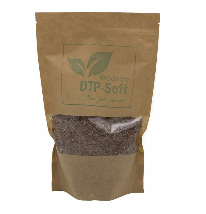 DTP Foods SIEMIĘ LNIANE 1kg świeże naturalne zdrowe Foods