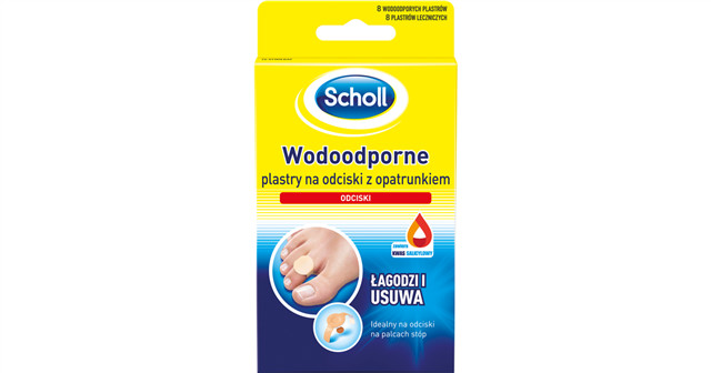 Scholl Wodoodporne plastry na odciski z opatrunkiem 8 szt. 49827-uniw