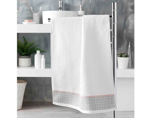 Douceur RĘCZNIK BELINA - Biały 50x90 3574388012155