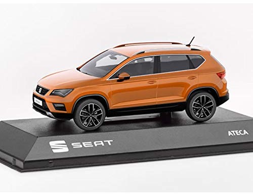 Model Seat Seat 6H1099300GAO Ateca samochodu 1:43 oryginalna miniatura, pomarańczowa 6H1099300GAO