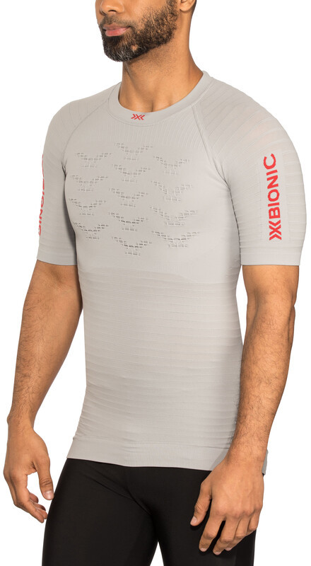 X-Bionic X-Bionic Effektor G2 Koszulka biegowa z krótkim rękawem Mężczyźni, szary XL 2021 Koszulki kompresyjne EF-RT00S19M-G013-XL