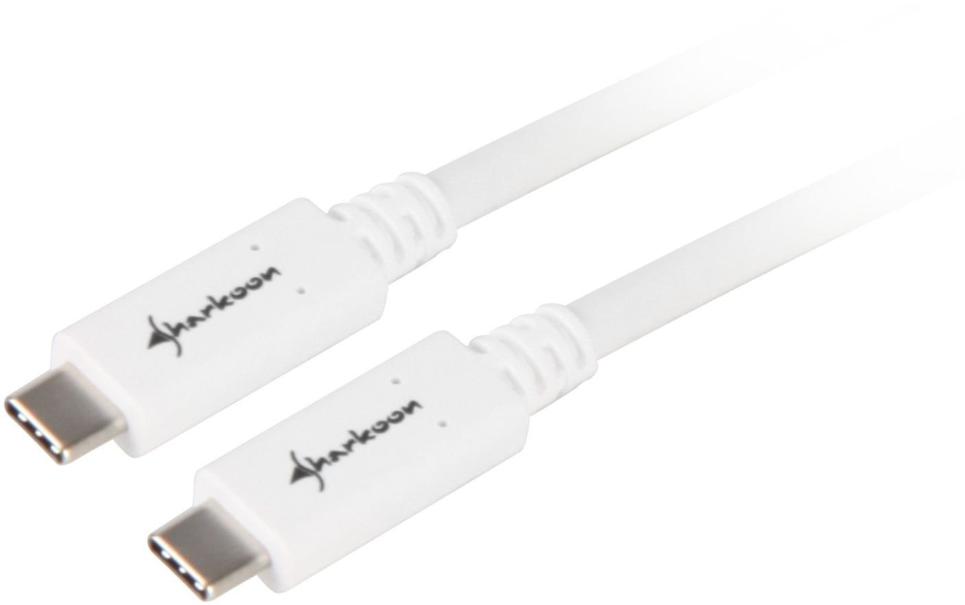 Sharkoon USB 3.1 Cable C-C white 1m