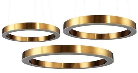 Step into design Circle lampa wisząca złota ring ST-8848-40/60/80 - Step Into Design ST-8848-40/60/80 brass