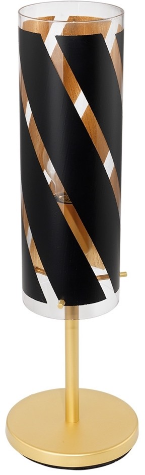 Eglo 97769 - Lampa stołowa PINTO NERO 1 1xE27/60W/230V