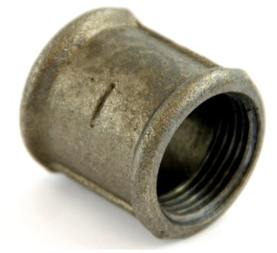 Złączka nakrętna równoprzepływowa 1  czarna