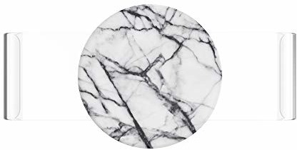 PopSockets PopSockets: PopGrip Slide klips bazowy z uchwytem do telefonu PopGrip z wymiennymi krążkami PopTop, kompatybilny z iPhone'a Silikonowe etui - iPhone 11 Pro Max - Clear as Day 701101