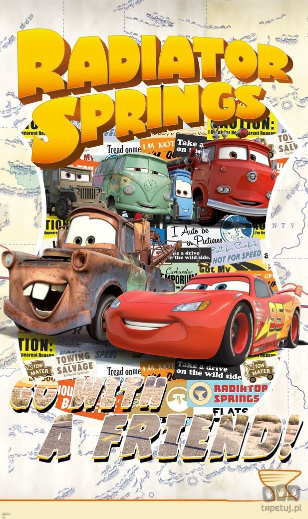 Komar Fototapeta Cars Take The Open Road VD-041 VD-041