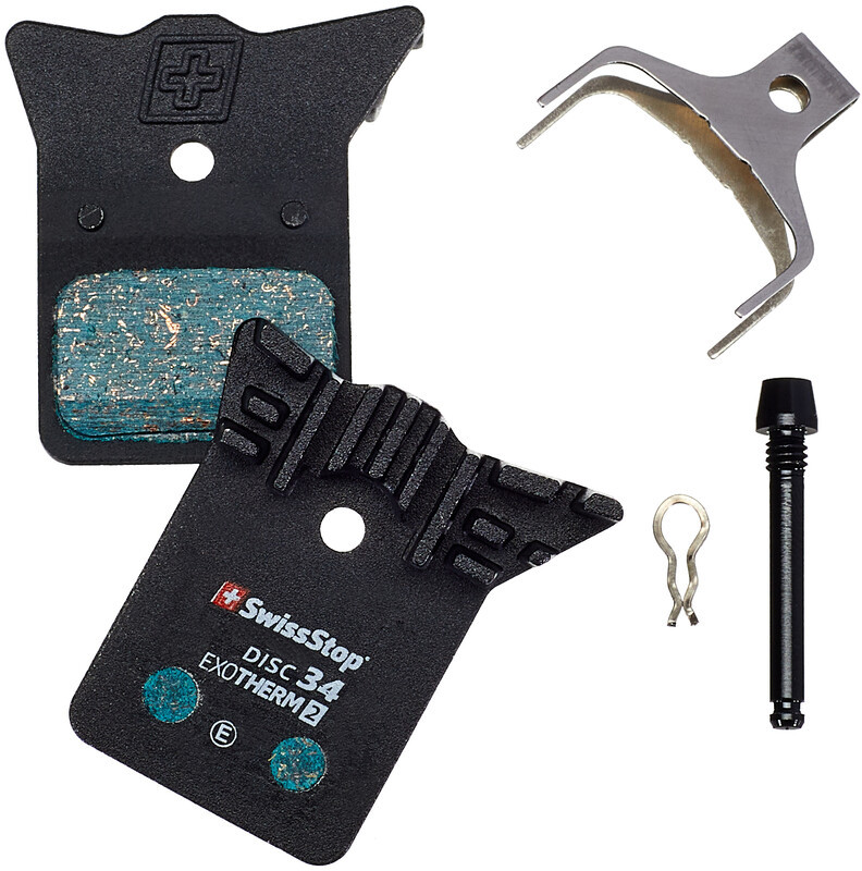 Shimano SwissStop SwissStop Disc 34 EXOTherm2 okładziny hamulcowe do BR-RS805/BR-RS505/Dura Ace R9170 2020 Klocki do hamulców tarczowych SW-117