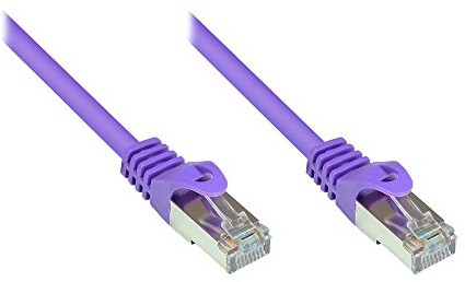 Good Connections Cat.5e kabel krosowy Ethernet LAN z zabezpieczeniem zatrzasku RNS, SF/UTP, 100 MHz, sieci Ethernet Gigabit-capable (10/100/1000 Base-T)  np. do Patch Panel, przełącznik, router, modem 855V-030