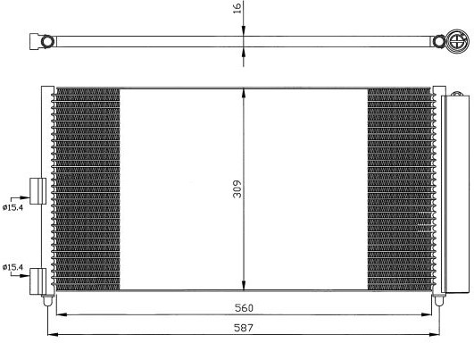 NRF Skraplacz, klimatyzacja NRF 35500