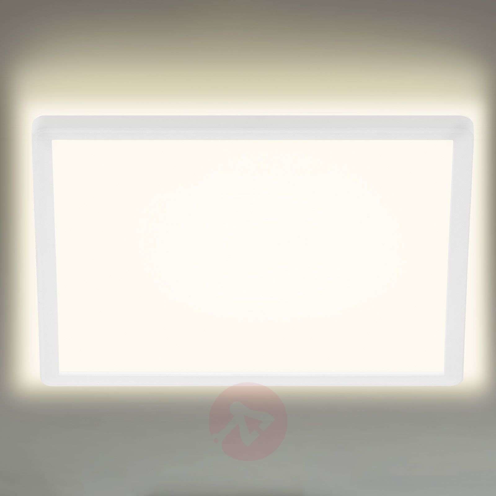 Briloner LED-Deckenleuchte 7156/7158, eckig 42x42cm
