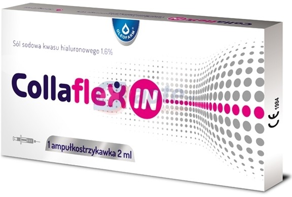 Oleofarm Collaflexin Sól sodowa kwasu hialuronowego 1,6% (32 mg/2 ml) x1 ampułko-strzykawka