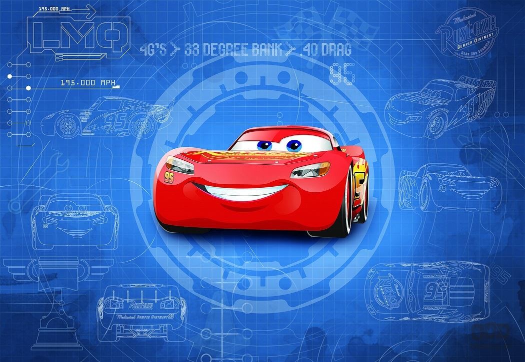 Komar Fototapeta Cars3 Blueprint 8-488 8-488