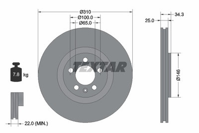 TEXTAR (TMD Friction Services GmbH) (TMD Friction Services GmbH) 92275905 92275905