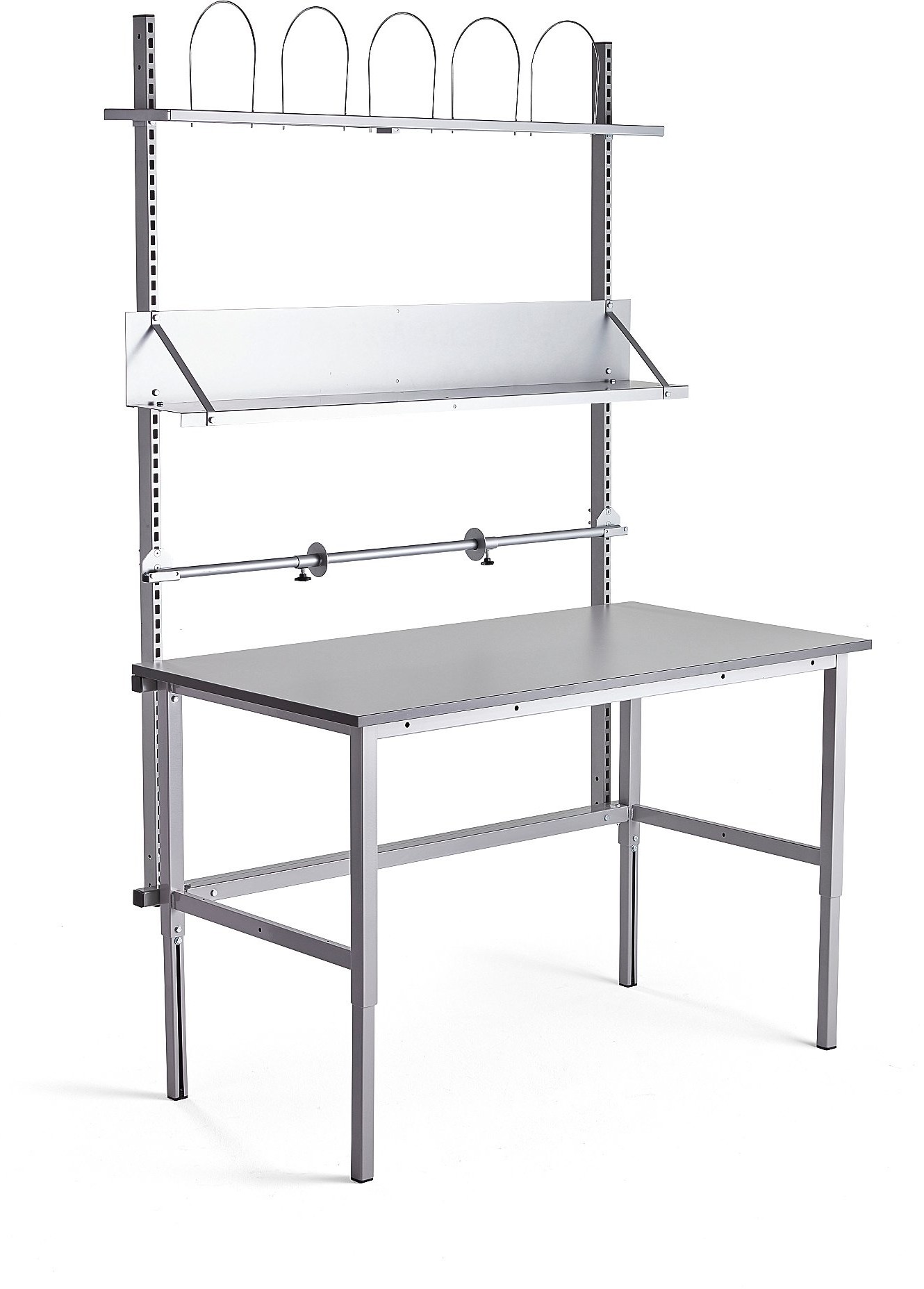 AJ Produkty Stół do pakowania MOTION, ręczna regulacja wysokości,1500x800 mm