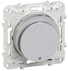 Schneider Łącznik hotelowy podtynkowy podświetlany Odace S530283 aluminium