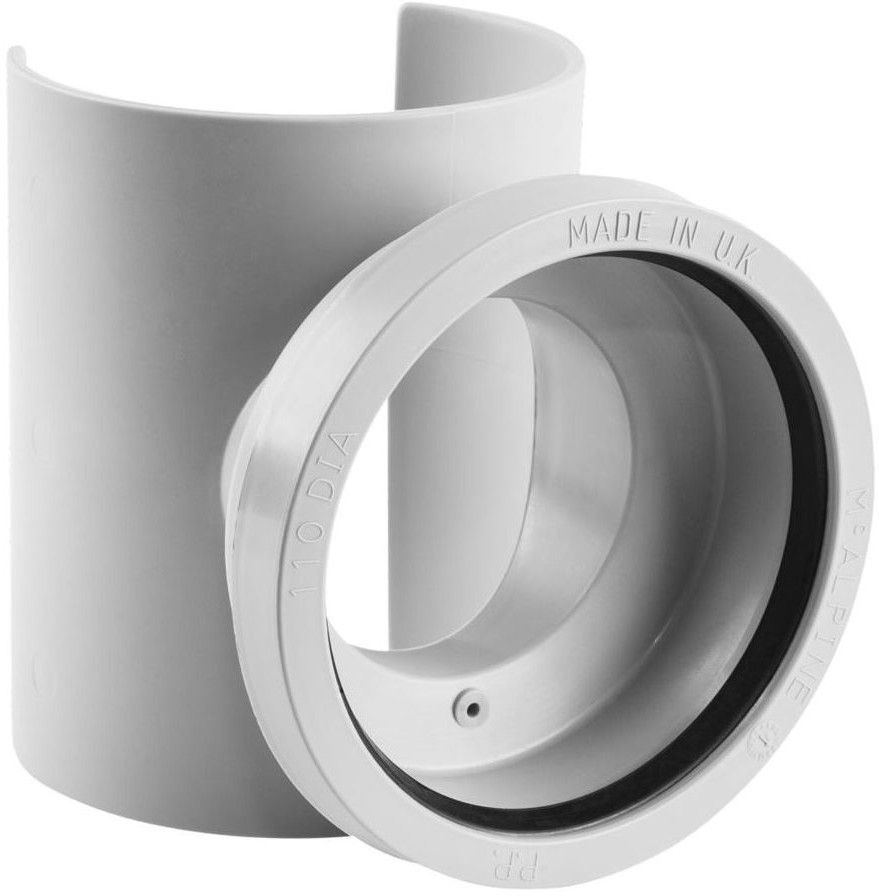 McAlpine Siodło do pionów kanalizacyjnych 110 mm