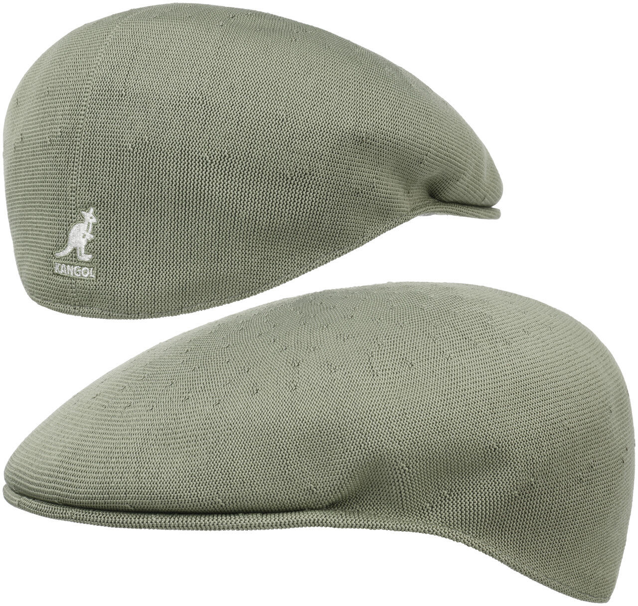 Kangol Płaski Kaszkiet 504 Tropic by jasnooliwkowy, L (58-59 cm)