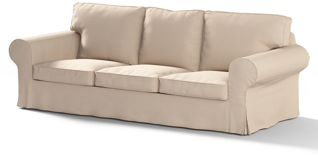 Dekoria Pokrowiec na sofę Ektorp 3-osobową nierozkładaną jasny beż 216 x 83 x 73 cm Edinburgh 610-115-78