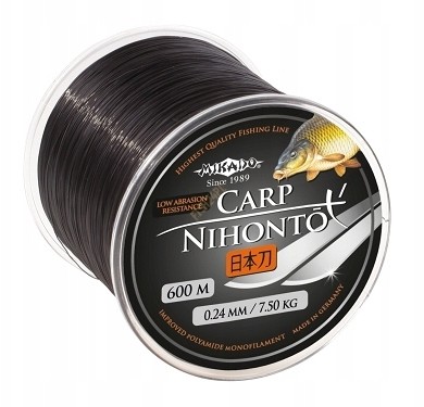 Mikado Żyłka Nihonto Carp 0.22mm/600m - Czarna