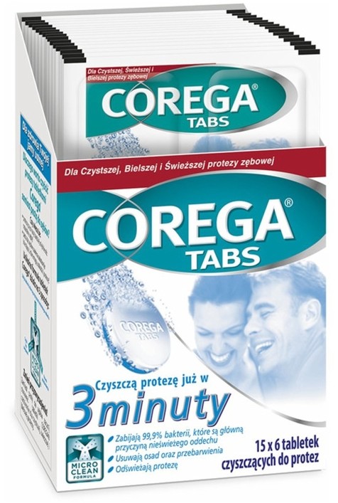 GlaxoSmithKline Tabs tabletki czyszczące do protez tabletek