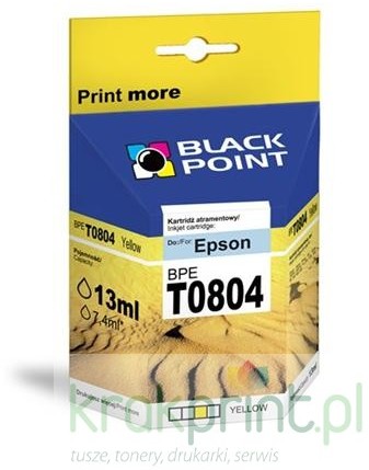 BlackPoint [BPET0804] Tusz/Ink Black Point | Epson T0804) yellow BPET0804