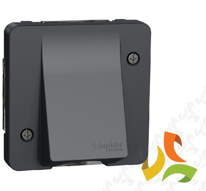 Schneider Electric MUREVA STYL Wypust kablowy dla 3x2,5mm2 (bez podstawy) IP55 antracyt MUR37931