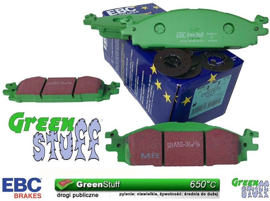 EBC Brakes Klocki hamulcowe przednie EBC GreenStuff Ford Taurus 2012 DP21873