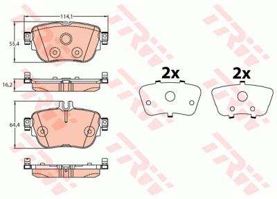 TRW KFZ Ausruestung GmbH) KFZ Ausruestung GmbH) GDB2155 GDB2155