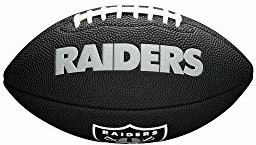 Wilson Oakland Raiders NFL Mini Football Czarny WTF1533BLIDOA